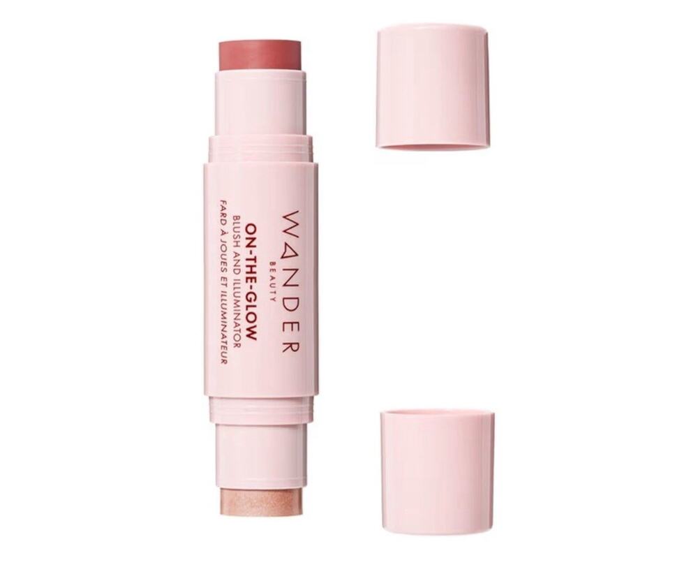 Wander Beauty On The Glow Blush and Illuminator- Coral Rose/Nude Glow NIB